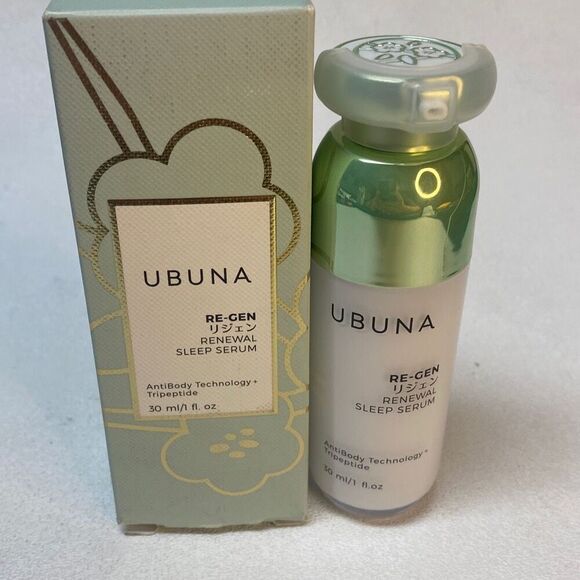 UBUNA Re-Gen Renewal Sleep Serum Antibody Technology Tripetide 1oz Open Box - Picture 5 of 7